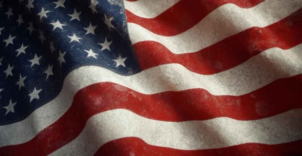 american flag 1977