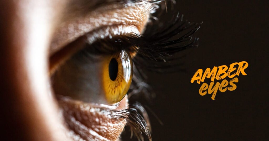 amber eyes
