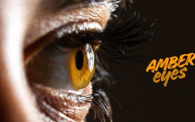 amber eyes